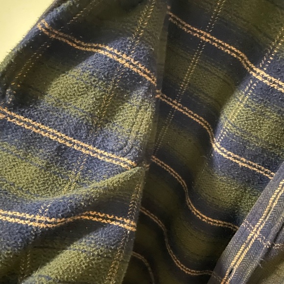 Blue Grunge Made In India Button Down Shirt Very Comfy Old Style L Size - Picture 7 of 7